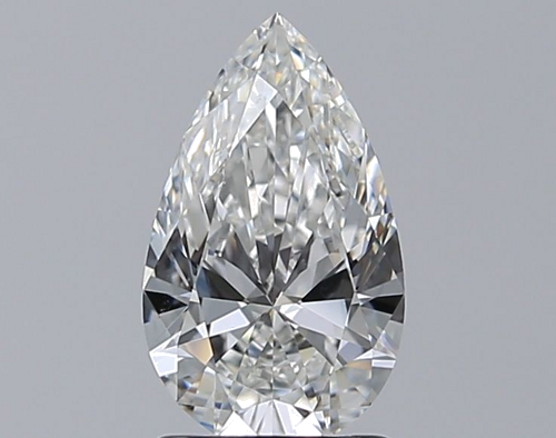 1.32 carat F-VS1 Natūralus Pear Deimantas (1)