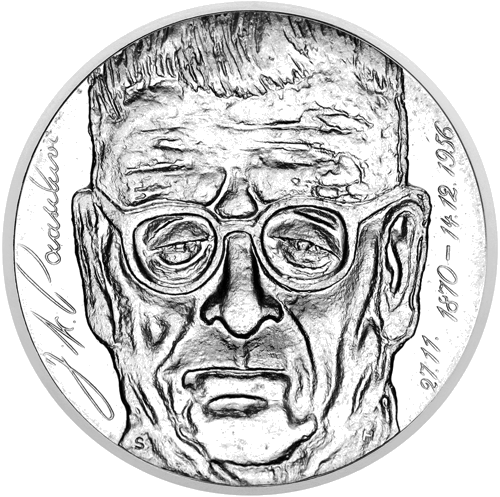 10 марки Президент Паасикиви 1970 Финландия сребърна монета (1)