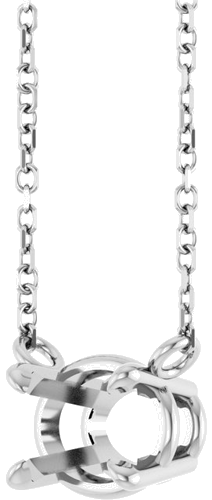 Pakabukas „Solitaire“ 925 Sidabro Oval 8mm x 6mm (2)