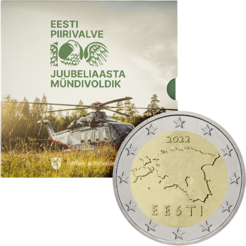2022 Эстония Набор монет евро BU (1)