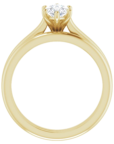 14K Yellow 10x5 mm Marquise Solitaire Engagement Ring Mounting (7)