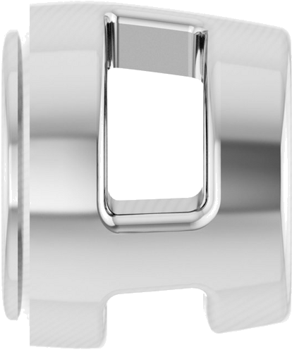 Pakabukas „Round Bezel-Set Slide“ 925 Sidabro Round 3mm (3)