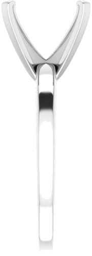 Sužadėtuvių Žiedas „Solitaire“ 585 Baltojo Aukso Square 8mm (4)