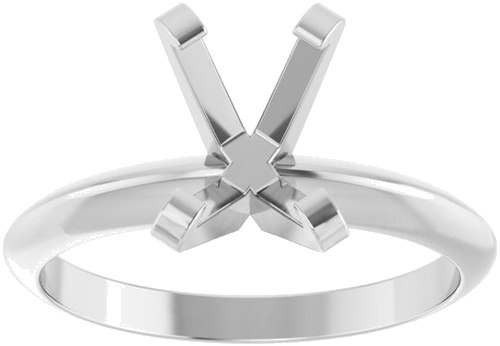 Sužadėtuvių Žiedas „Solitaire“ 585 Baltojo Aukso Emerald 7mm x 5mm (3)