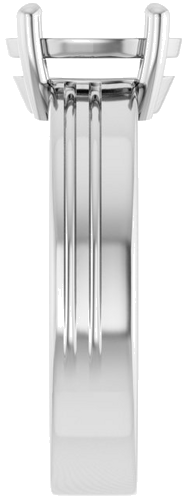 Sužadėtuvių Žiedas „Solitaire“ 950 Platinos Oval 9mm x 7mm (4)