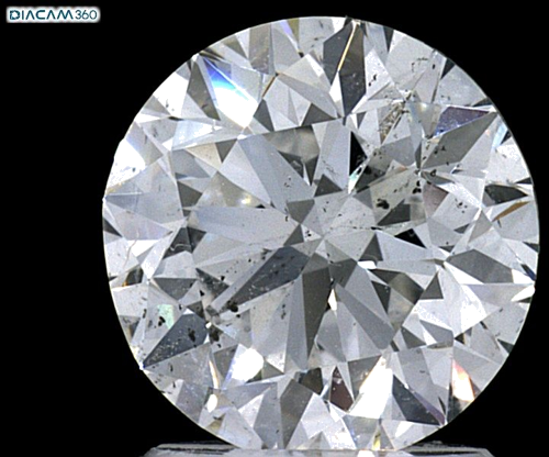 2.03 carat E-SI2 Very Good cut Natūralus Round Deimantas (1)