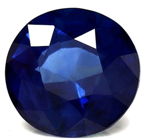 2.84 carat BLUE Round Safyras (1)