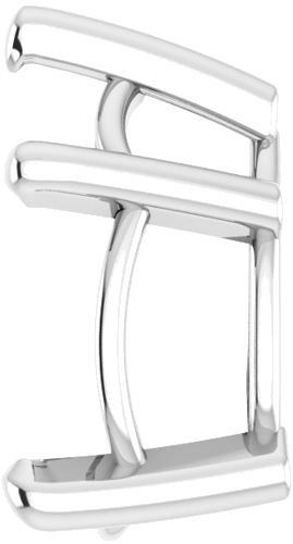 14K White 10x7 mm Pear Solitaire Slide Pendant Mounting (3)