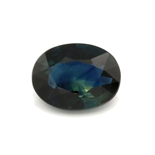 1.81 carat BLUE BRILLIANTSTEP cut Oval Safyras (1)