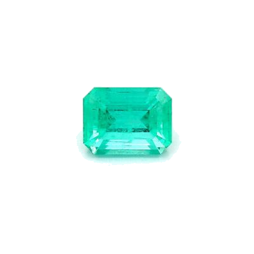 1.5 carat GREEN STEP cut Octagonal Smaragdas (1)