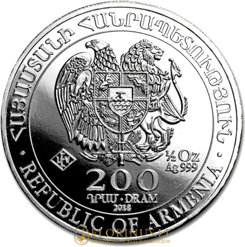 1/2 oz Noahs Ark Armenia silver coin (Mix year) (2)