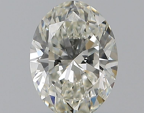 0.67 carat I-SI1 Natūralus Oval Deimantas (1)