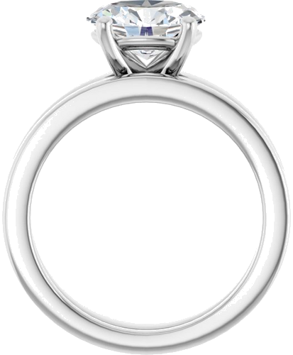 Sužadėtuvių Žiedas „Solitaire“ 585 Baltojo Aukso Oval 9mm x 7mm (7)