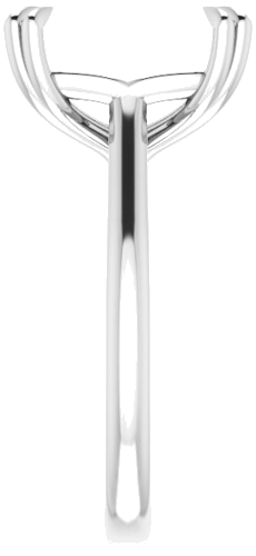 Sužadėtuvių Žiedas „Solitaire“ 950 Platinos Emerald 11mm x 9mm (4)