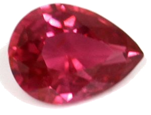 1.01 carat RED Pear Rubinas (1)