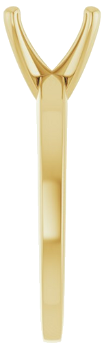 Sužadėtuvių Žiedas „Solitaire“ 585 Geltonojo Aukso Oval 9mm x 7mm (4)