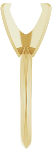 Sužadėtuvių Žiedas „Solitaire“ 585 Geltonojo Aukso Oval 10mm x 8mm (4)