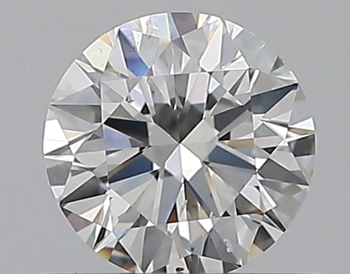 0.5 carat F-SI2 Excellent cut Natūralus Round Deimantas (1)