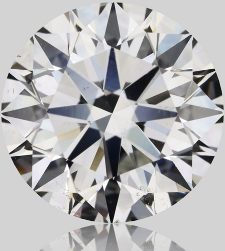 4.02 carat I-SI1 Excellent cut Natūralus Round Deimantas (1)