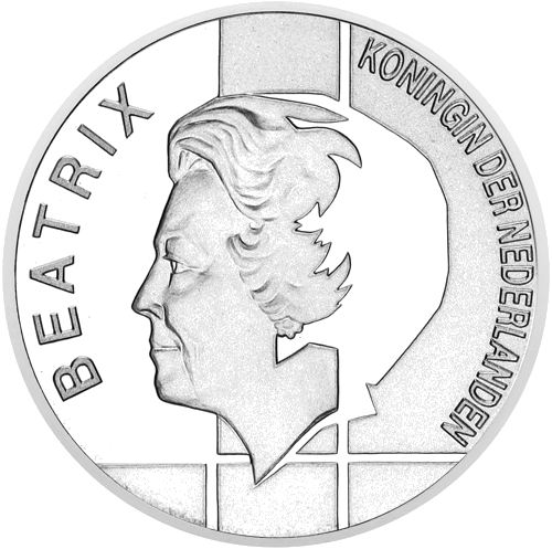 10 Gulden Beatrix Benelux Jubilee 1994 Netherlands Silver Coin (2)