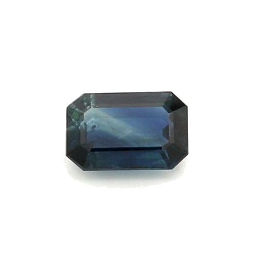 0.71 carat BLUE STEP cut Octagonal Safyras (1)