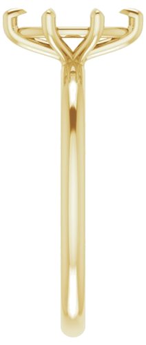 Sužadėtuvių Žiedas „Solitaire“ 585 Geltonojo Aukso Marquise 9mm x 4.5mm (4)