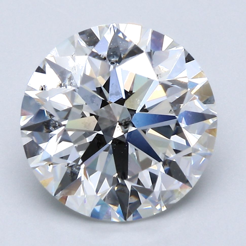 5.01 carat F-SI2 Excellent cut Natūralus Round Deimantas (1)