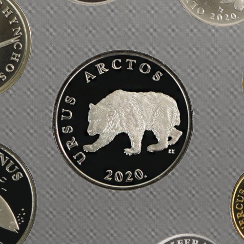 2020 Kroatija BU Kunos monetų rinkinys (4)