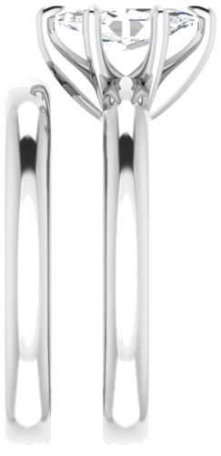 Sužadėtuvių Žiedas „Solitaire“ 585 Baltojo Aukso Marquise 9mm x 4.5mm (9)