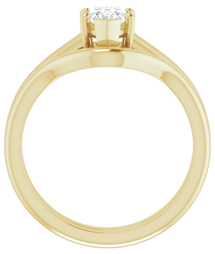 14K Yellow 9x4.5 mm Marquise Solitaire Engagement Ring Mounting (7)