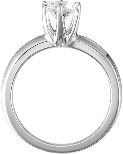 Sužadėtuvių Žiedas „Tall Solstice Solitaire®“ 585 Baltojo Aukso Round 9.4mm (4)