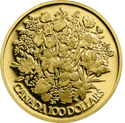 Canada Silver Jubilee 100 dollarsGold Coin (1)
