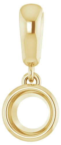 14K Yellow  4.8 mm Round Pendant Mounting (1)