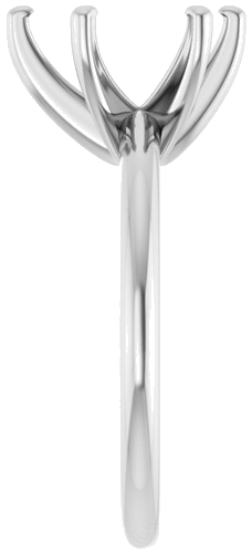 Sužadėtuvių Žiedas „Solitaire“ 585 Baltojo Aukso Pear Shape 10mm x 7mm (4)