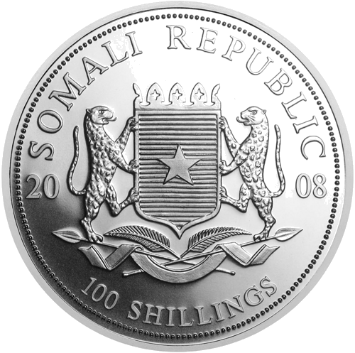 1 oz Elephants 2008 Somalia Silver Coin (2)