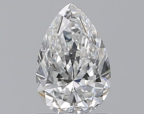 1.0 carat F-VS2 Natūralus Pear Deimantas (1)