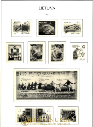Lithuania 2010 - 2019 m. (Illustrated album pages) (3)