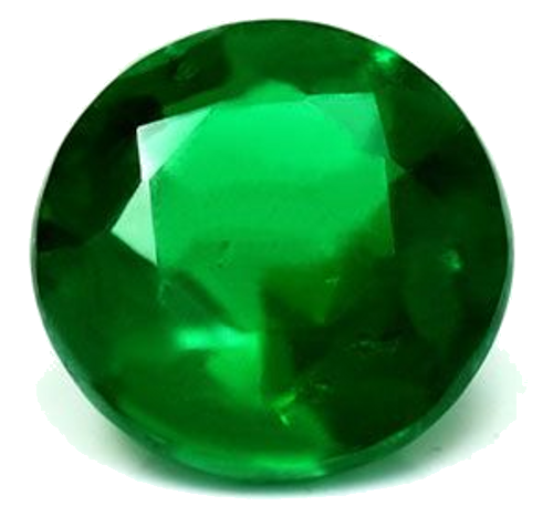 1.17 carat GREEN Round Smaragdas (1)