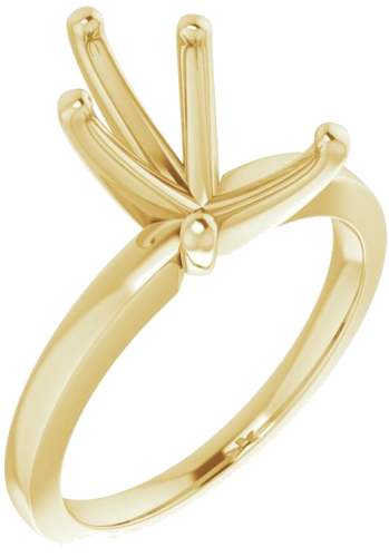 Sužadėtuvių Žiedas „Solitaire“ 585 Geltonojo Aukso Pear Shape 12mm x 8mm (1)