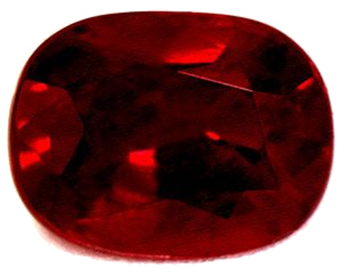 1.01 carat RED Cushion Rubinas (1)