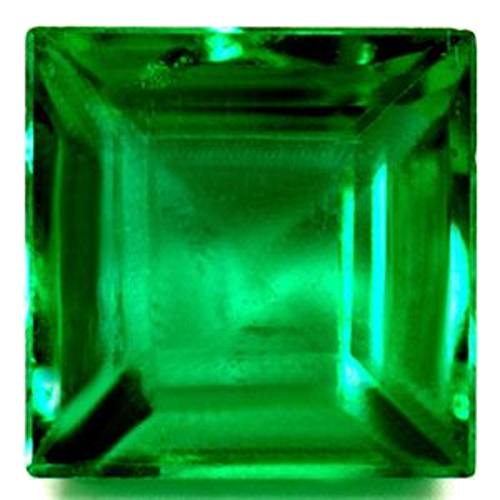 2.94 carat GREEN Square Smaragdas (1)