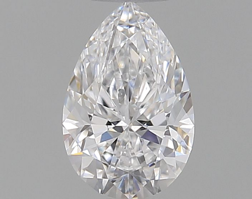 0.3 carat D-VVS2 Natūralus Pear Deimantas (1)