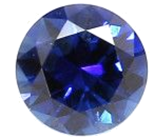 0.27 carat BLUE BRILLIANT cut Round Safyras (1)