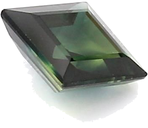 0.72 carat GREEN STEP cut Square Safyras (1)
