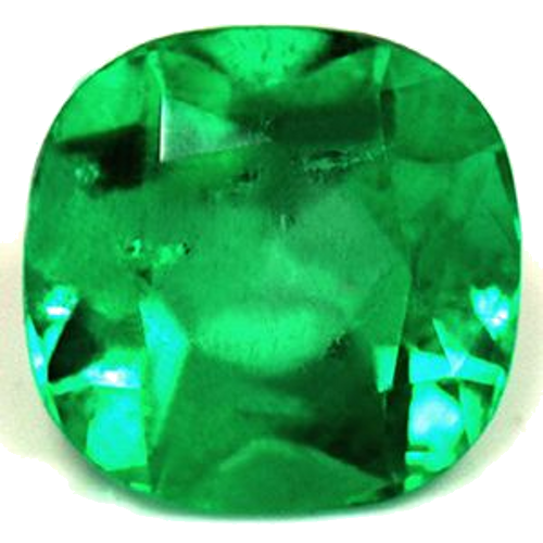 1.9 carat GREEN Cushion Smaragdas (1)
