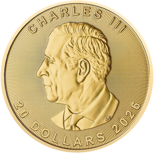 1/2 oz Kļavu lapa 2026 Kanāda Zelta monēta (2)