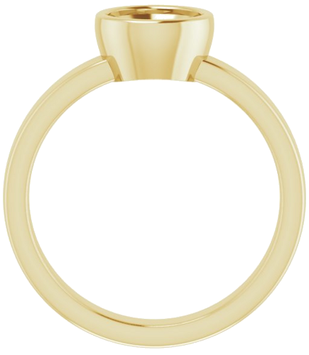 Sužadėtuvių Žiedas „Solitaire“ 585 Geltonojo Aukso Round 6.5mm (2)