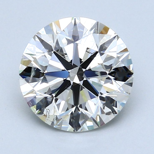 3.01 carat G-SI2 Excellent cut Natūralus Round Deimantas (1)