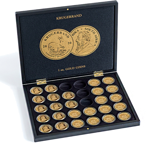 Dėžutė 30 x 1 oz auksinėms Krugerrand monetoms su kapsulėmis (2)