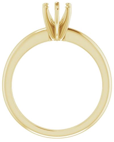 Sužadėtuvių Žiedas „Solitaire“ 585 Geltonojo Aukso Pear Shape 8mm x 5mm (2)